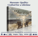 Ranch House Porch Themed We Got This Couple Sign - Tailored Canvases - Flyclothing LLC