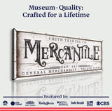 Personalized Mercantile Sign - Tailored Canvases - Flyclothing LLC