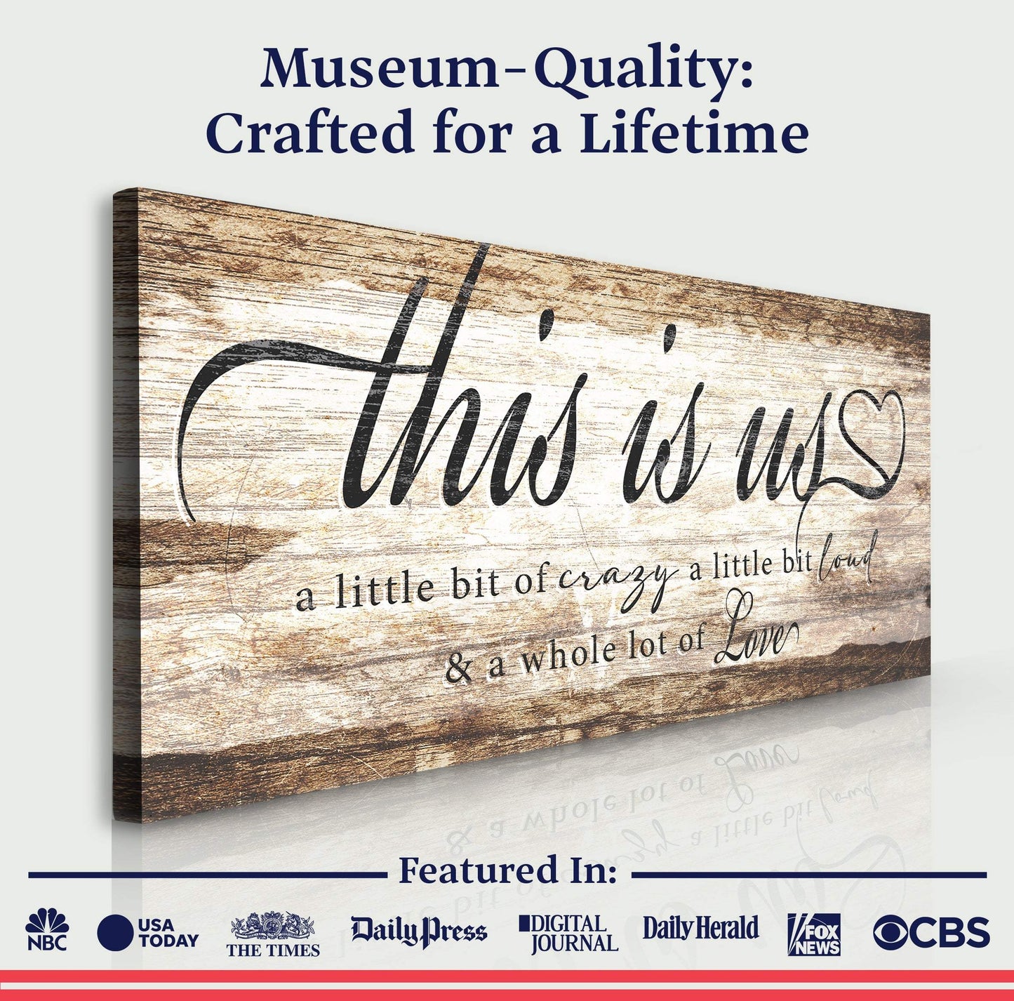 This Is Us Sign - Tailored Canvases - Flyclothing LLC