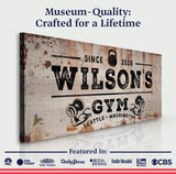 Gym Sign VI - Tailored Canvases - Flyclothing LLC