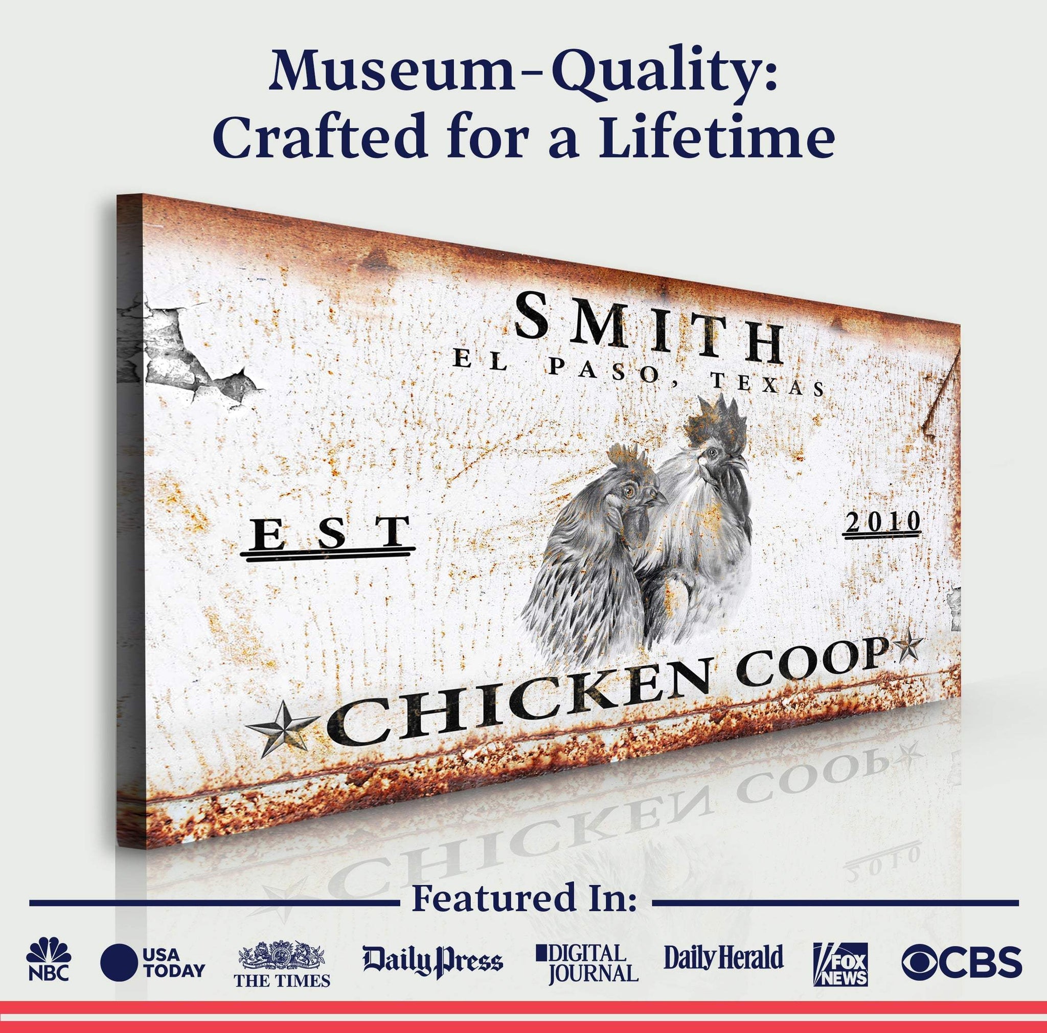 Chicken Coop Sign V - Tailored Canvases - Flyclothing LLC