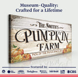 Pick Of The Patch Pumpkin Farm Sign - Tailored Canvases - Flyclothing LLC