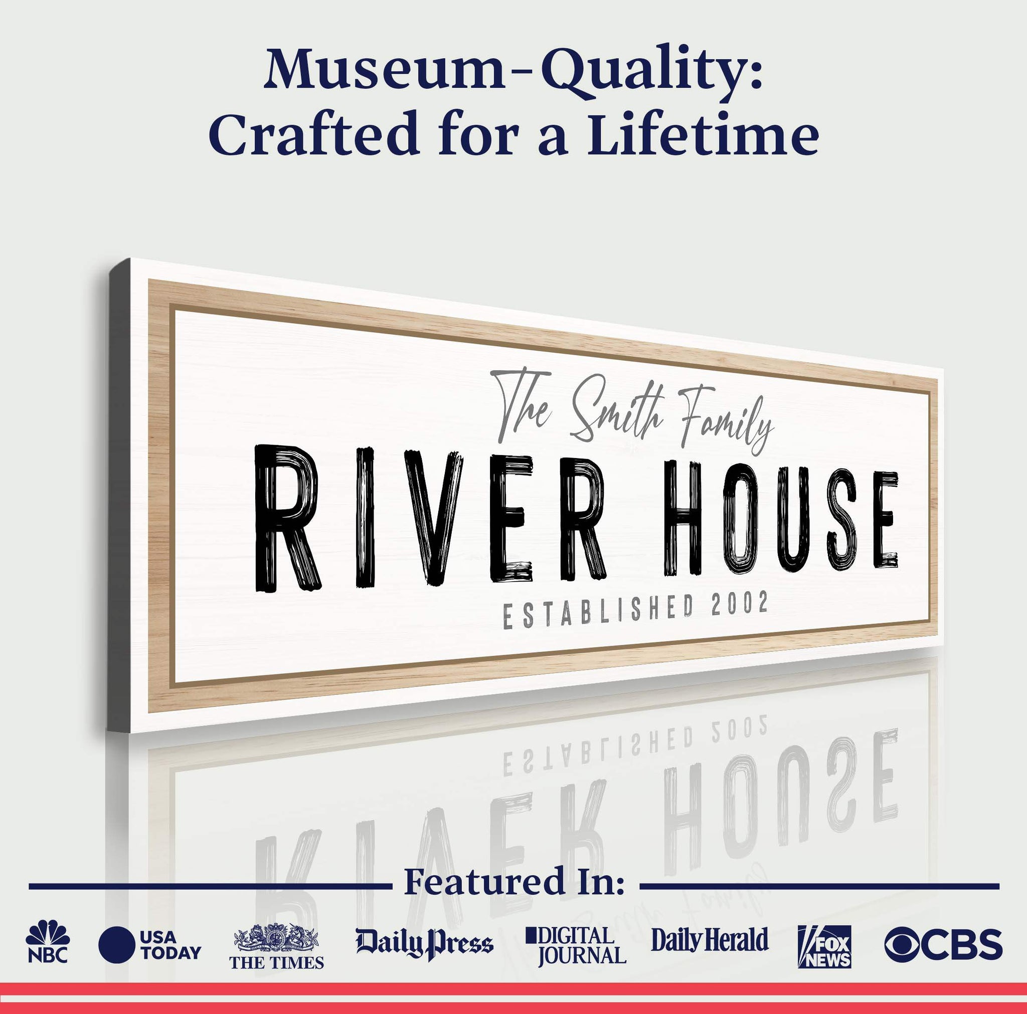 River House Sign - Tailored Canvases - Flyclothing LLC