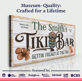 Personalized Tiki Bar Sign - Tailored Canvases - Flyclothing LLC
