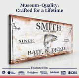 Bait and Tackle Sign - Tailored Canvases - Flyclothing LLC
