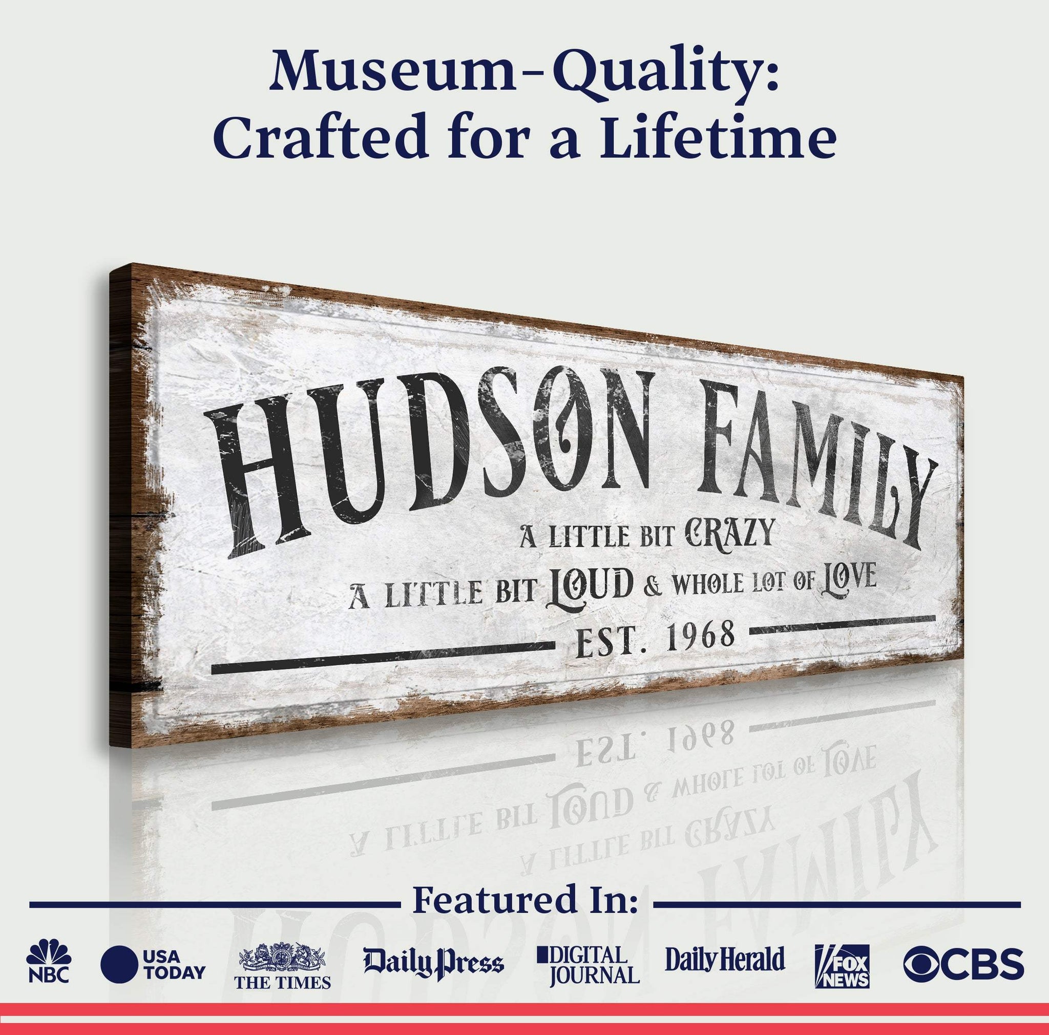 Family Sign XXII - Tailored Canvases - Flyclothing LLC