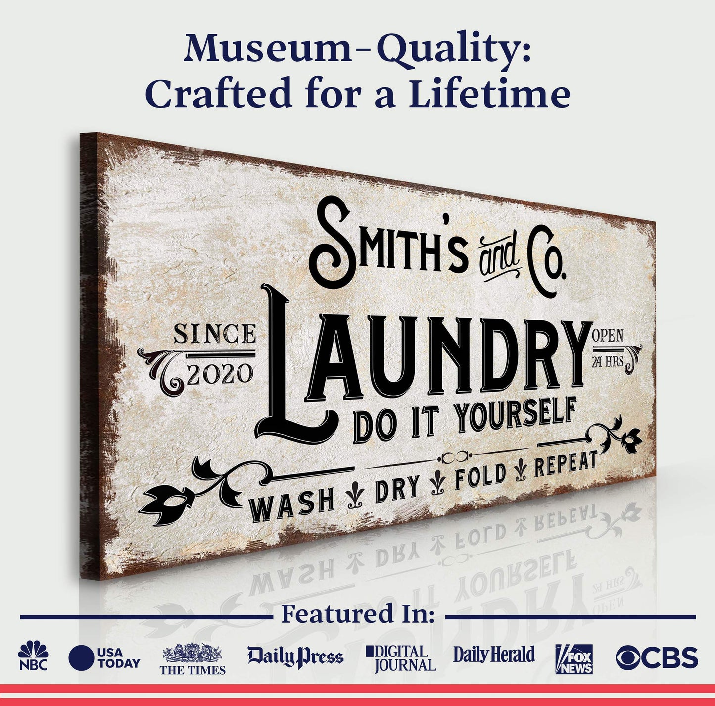 Laundry Room Sign ll - Tailored Canvases - Flyclothing LLC