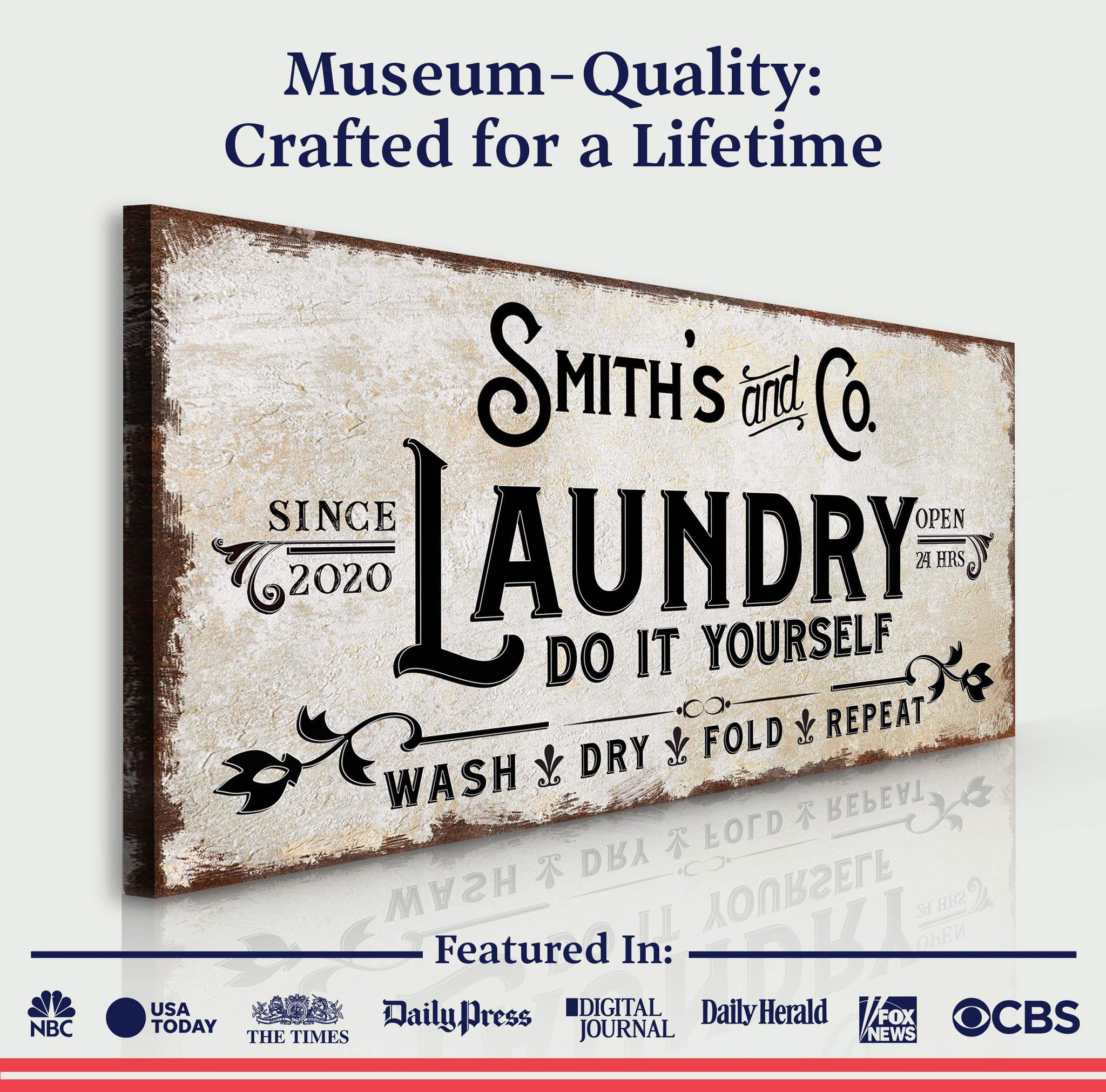 Laundry Room Sign ll - Tailored Canvases - Flyclothing LLC