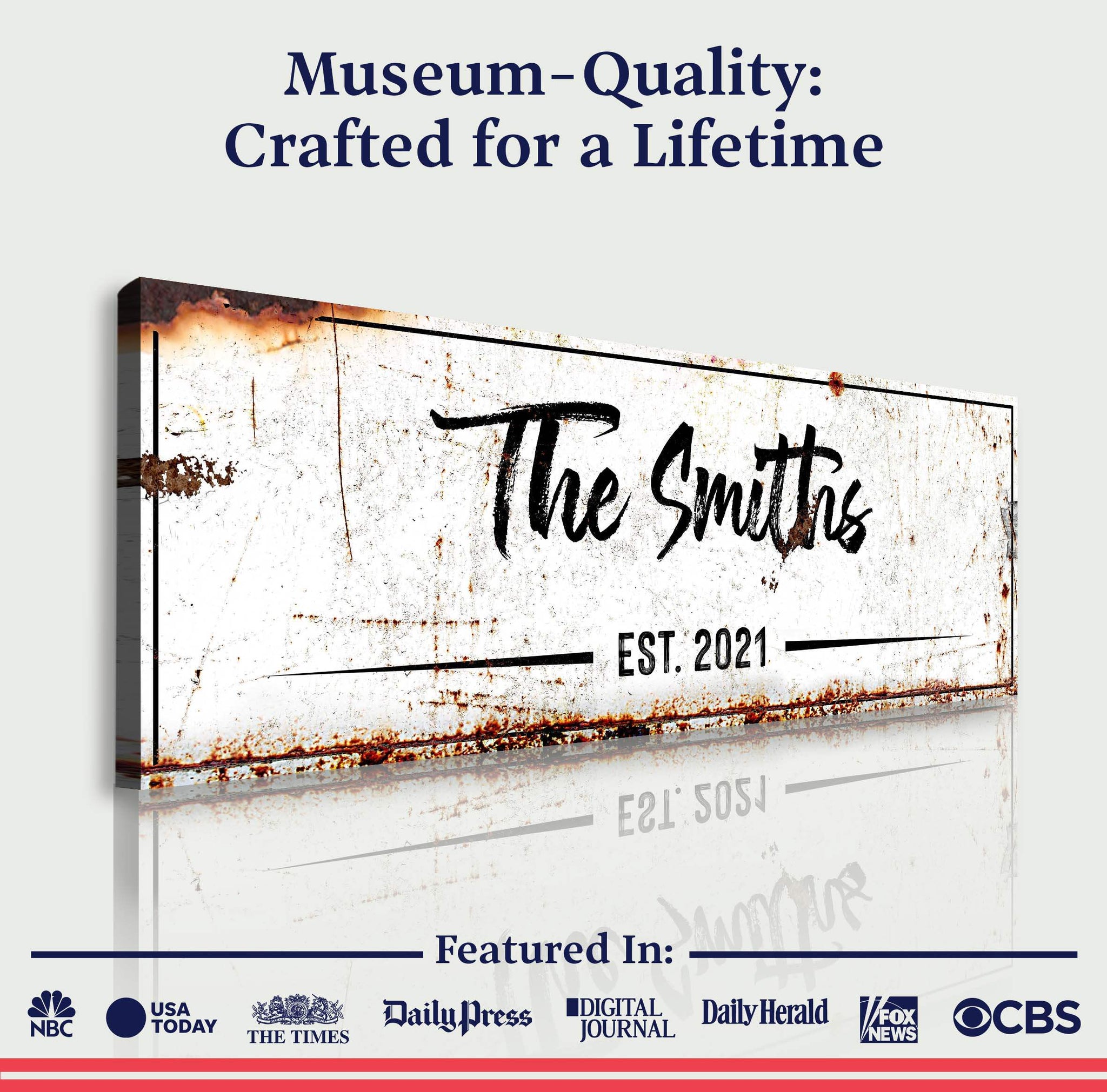 Family Rustic Sign - Tailored Canvases - Flyclothing LLC