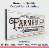 Personalized Farmhouse Sign II - Tailored Canvases - Flyclothing LLC