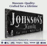Personalized Gothic Sign V - Tailored Canvases - Flyclothing LLC