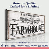 Personalized Farmhouse Sign IV - Tailored Canvases - Flyclothing LLC