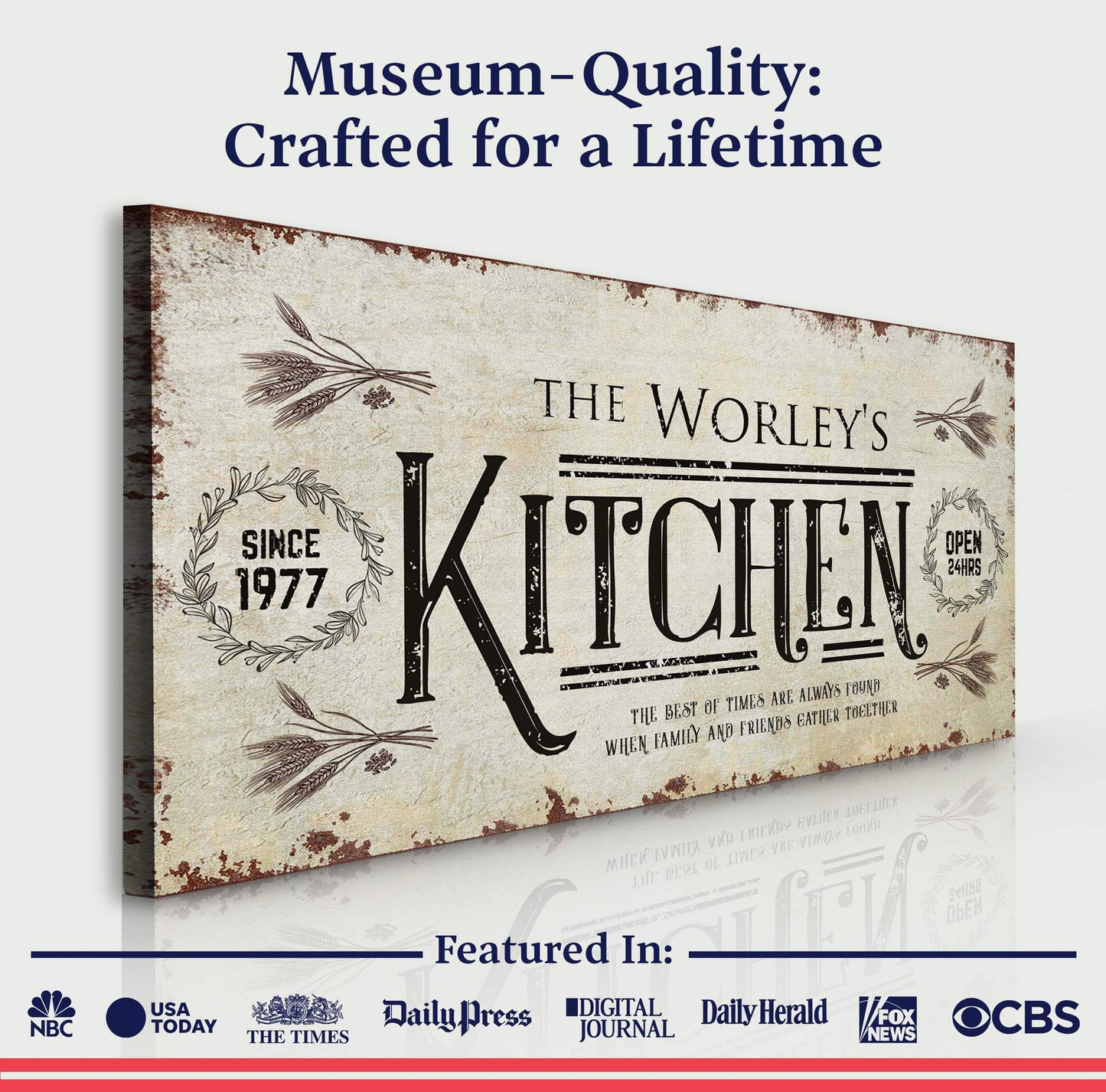 Kitchen Sign II - Tailored Canvases - Flyclothing LLC
