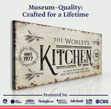 Kitchen Sign II - Tailored Canvases - Flyclothing LLC