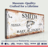 Bait and Tackle Sign - Tailored Canvases - Flyclothing LLC
