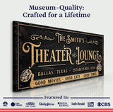 Personalized Theater Sign II - Tailored Canvases - Flyclothing LLC