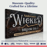 Personalized Wicked Halloween Sign II - Tailored Canvases - Flyclothing LLC