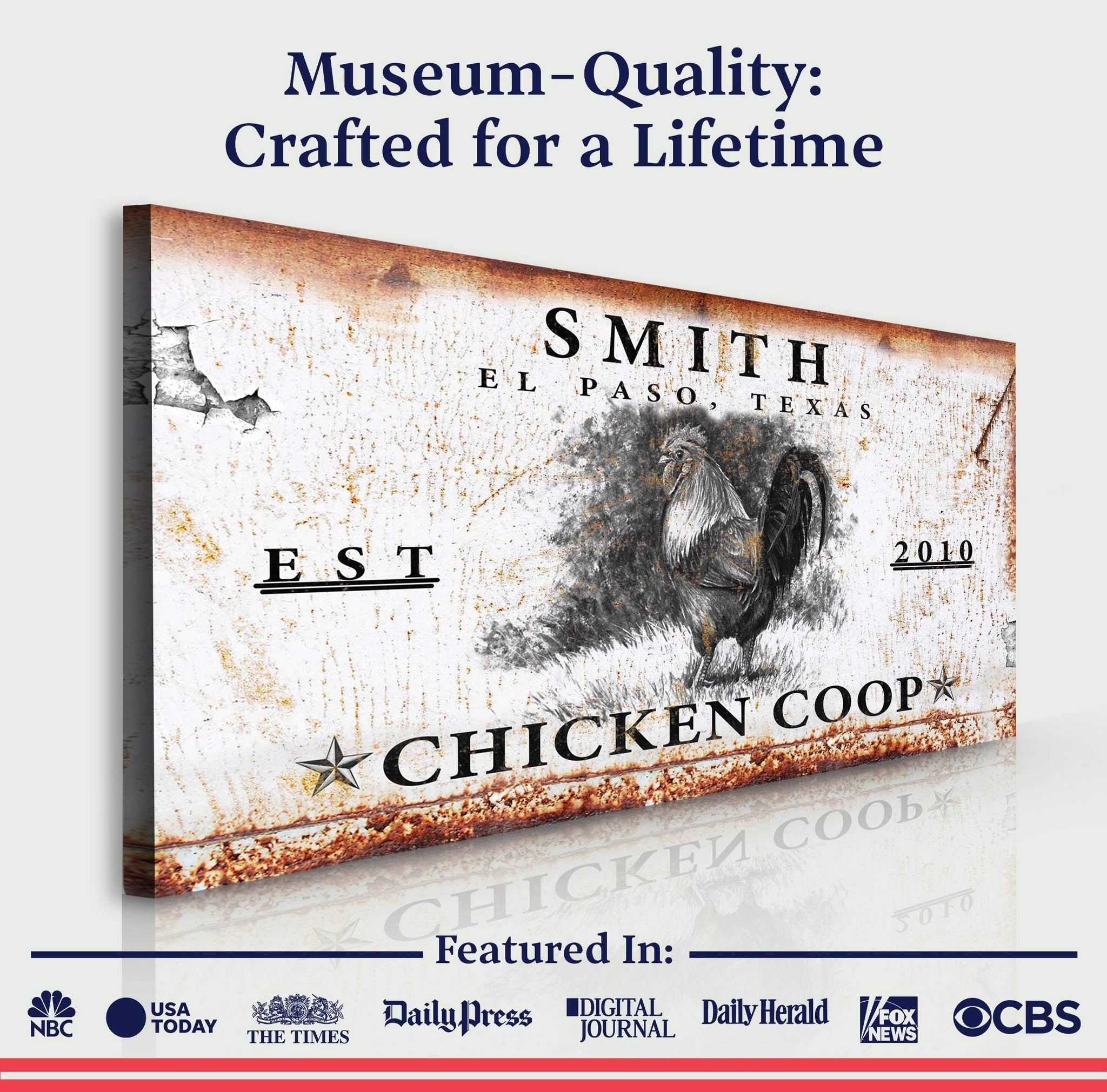 Chicken Coop Sign VI - Tailored Canvases - Flyclothing LLC