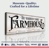 Vintage Rust Farmhouse Sign - Tailored Canvases - Flyclothing LLC