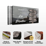 Where Life Points In Every Direction Family Farm Names Sign II - Tailored Canvases - Flyclothing LLC