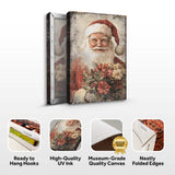 Vintage Christmas Santa Claus Wall Art - Tailored Canvases - Flyclothing LLC