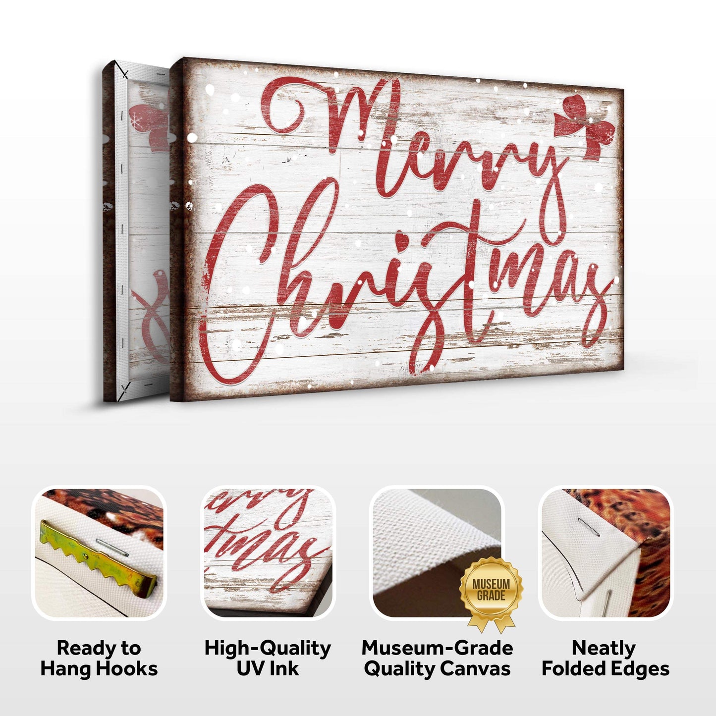 Merry Christmas Sign X - Tailored Canvases - Flyclothing LLC