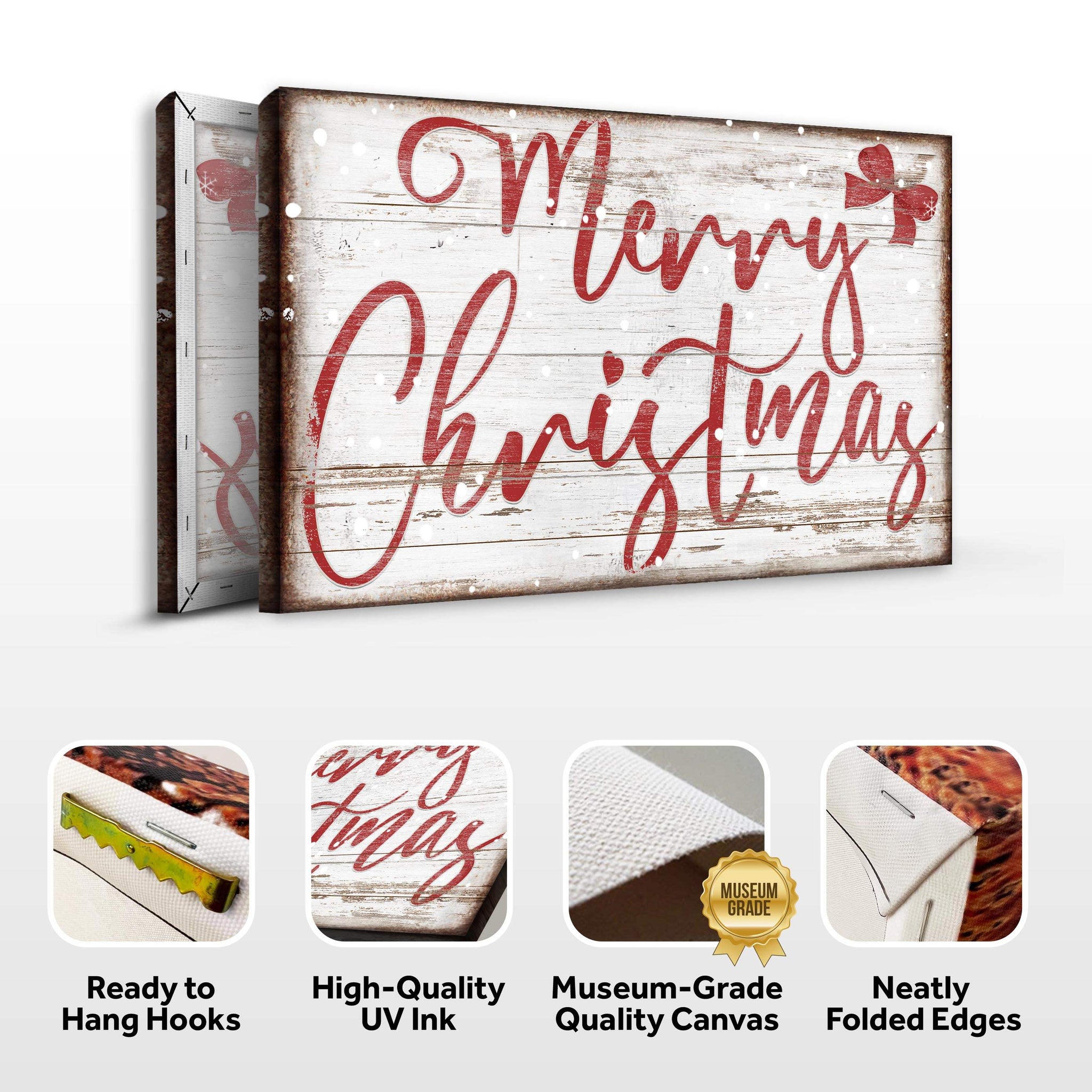 Merry Christmas Sign X - Tailored Canvases - Flyclothing LLC