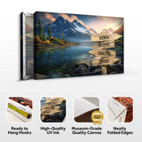 Mountain Sunrise Family Names Sign - Tailored Canvases - Flyclothing LLC