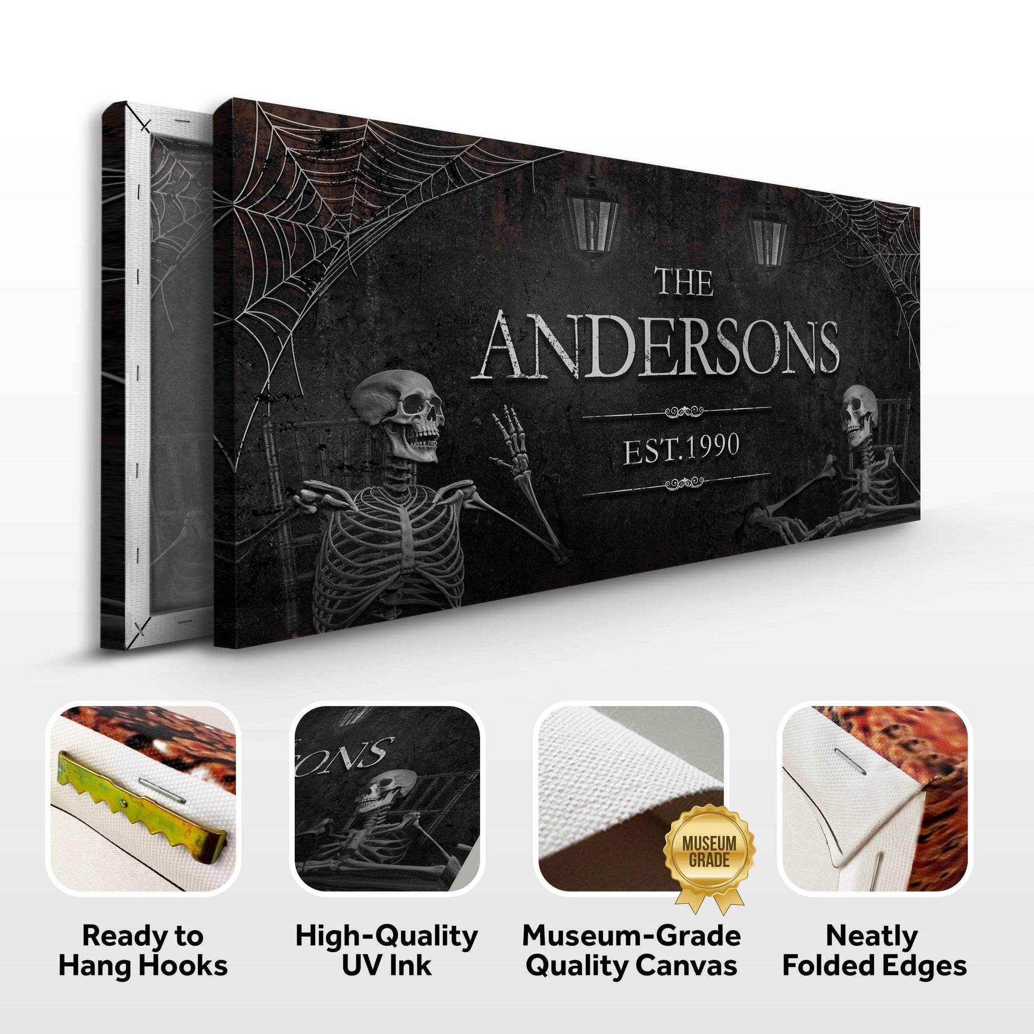 Personalized Gothic Sign VI - Tailored Canvases - Flyclothing LLC