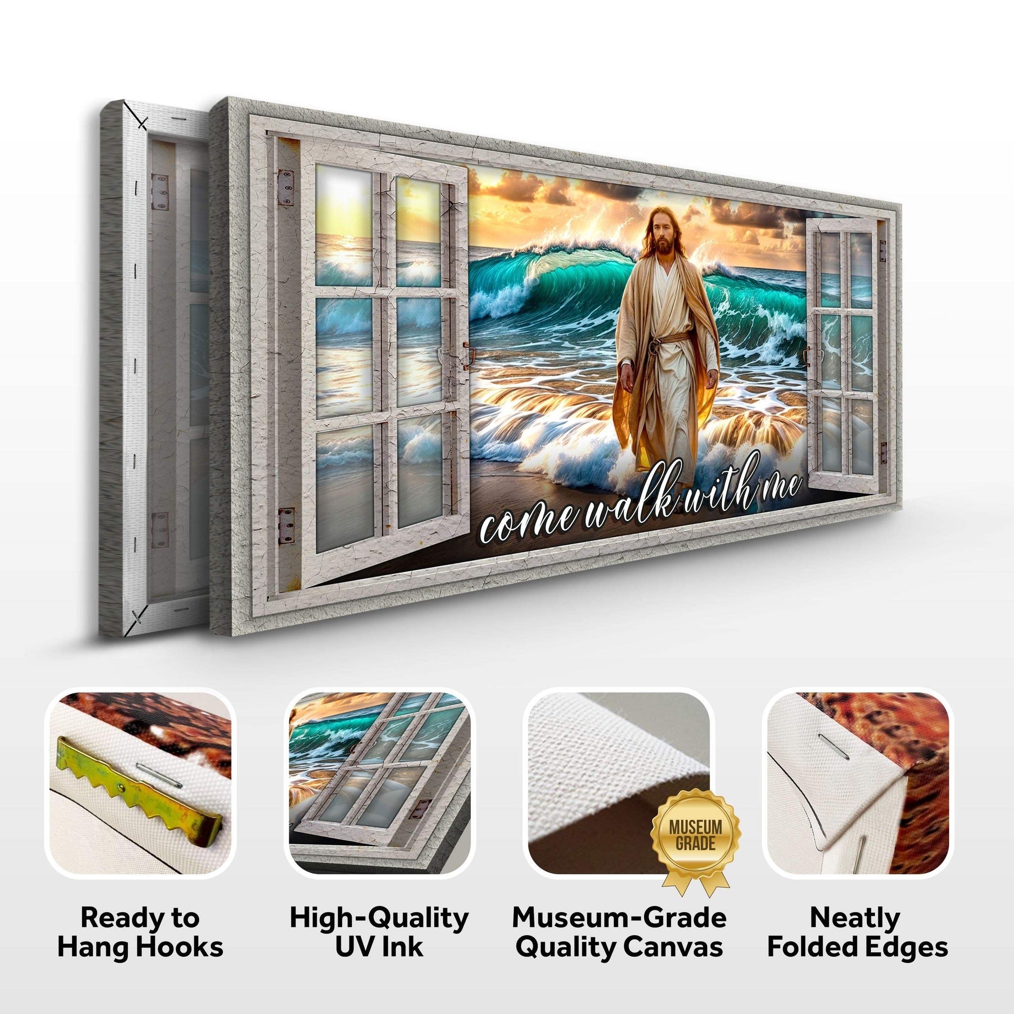 Come Walk With Me Faith Sign IV - Tailored Canvases - Flyclothing LLC
