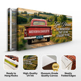 Custom Vintage Truck Couple Sign III - Tailored Canvases - Flyclothing LLC