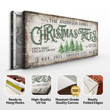 Family Christmas Tree Farm Sign IV - Tailored Canvases - Flyclothing LLC