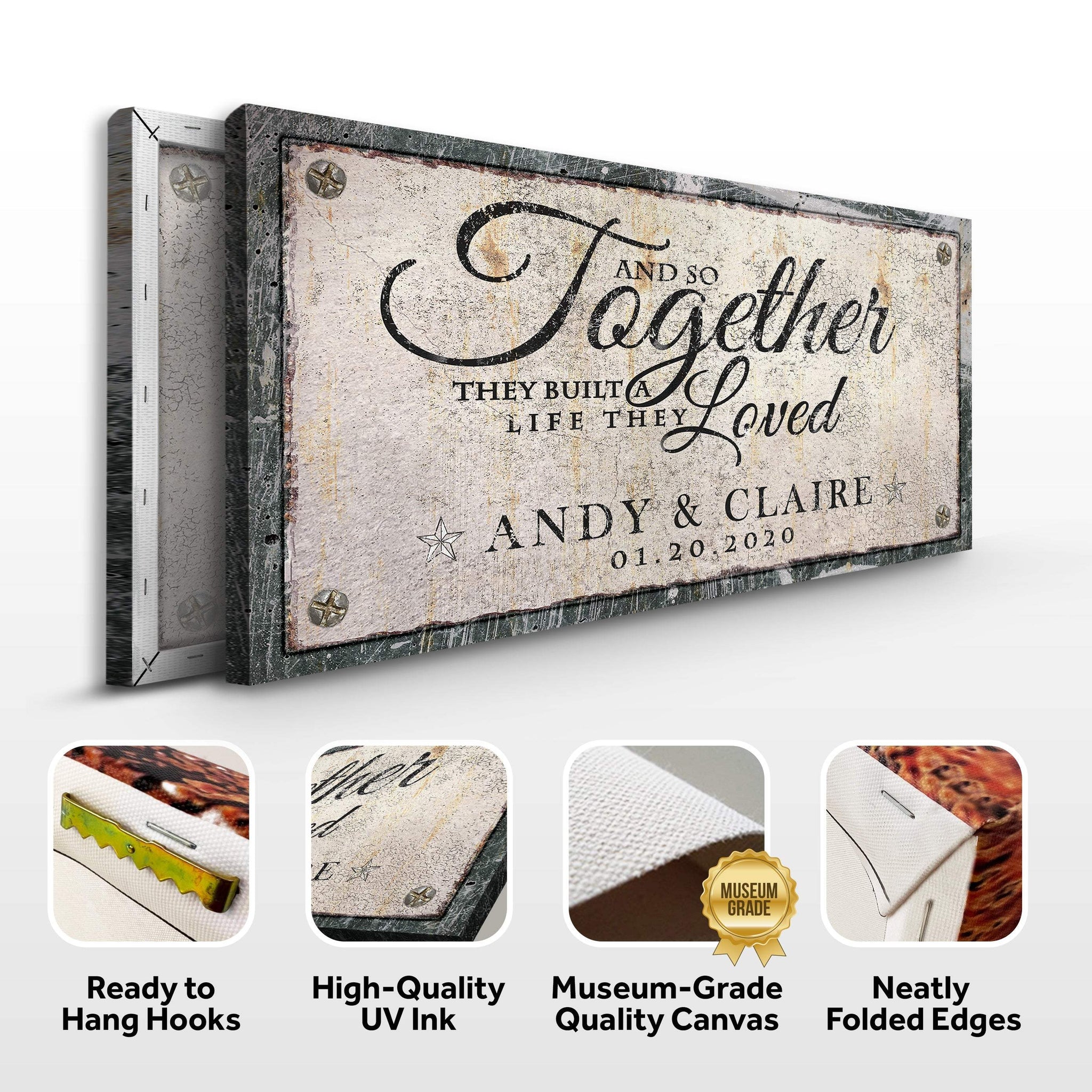 Together Sign IV - Tailored Canvases - Flyclothing LLC