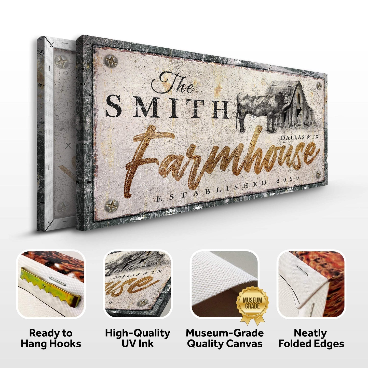 Rustic Farmhouse Sign V - Tailored Canvases - Flyclothing LLC