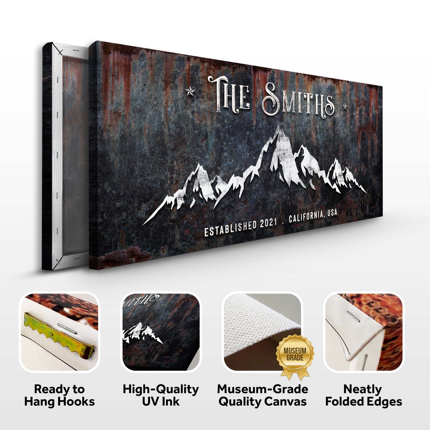 Family Mountain Home Sign III - Tailored Canvases - Flyclothing LLC