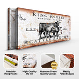 Cattle Ranch Sign II - Tailored Canvases - Flyclothing LLC