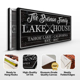 Family Lake House Paddle Sign II - Tailored Canvases - Flyclothing LLC