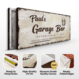Garage Bar Sign VIII - Tailored Canvases - Flyclothing LLC