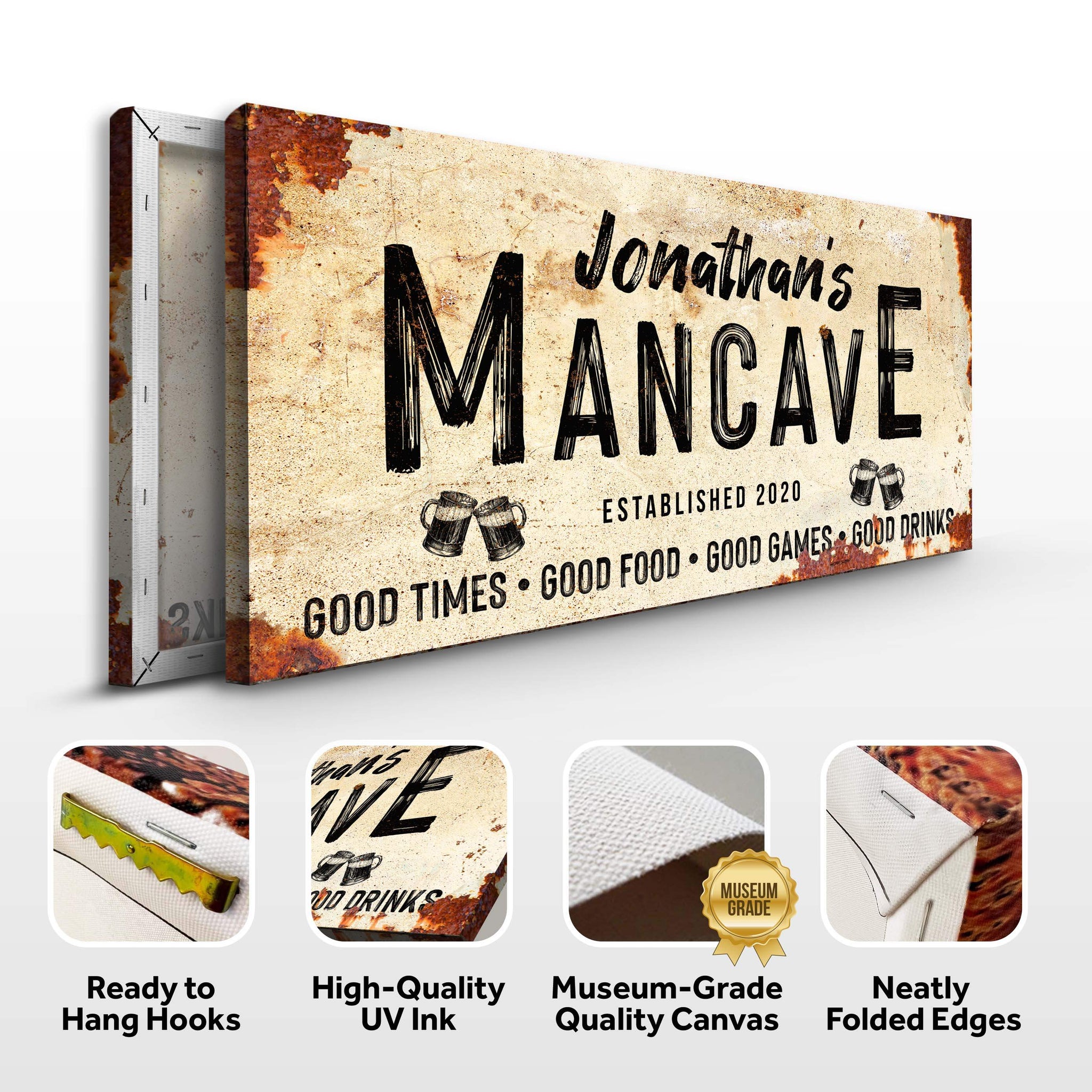 Good Times Man Cave Sign - LP1 - Tailored Canvases - Flyclothing LLC