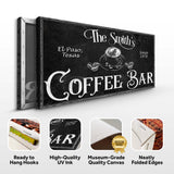 Personalized Coffee Bar Sign VI - Tailored Canvases - Flyclothing LLC