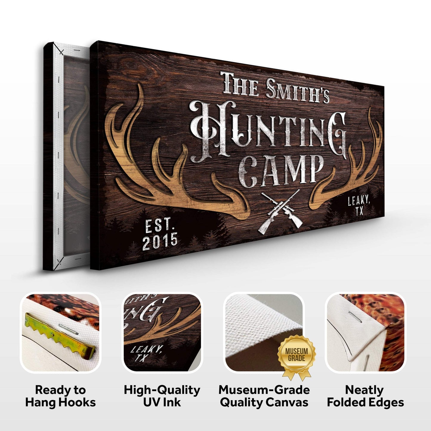 Family Hunting Camp Sign - Tailored Canvases - Flyclothing LLC