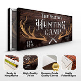 Family Hunting Camp Sign - Tailored Canvases - Flyclothing LLC