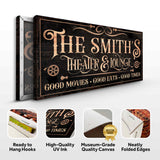Personalized Theater Sign V - Tailored Canvases - Flyclothing LLC