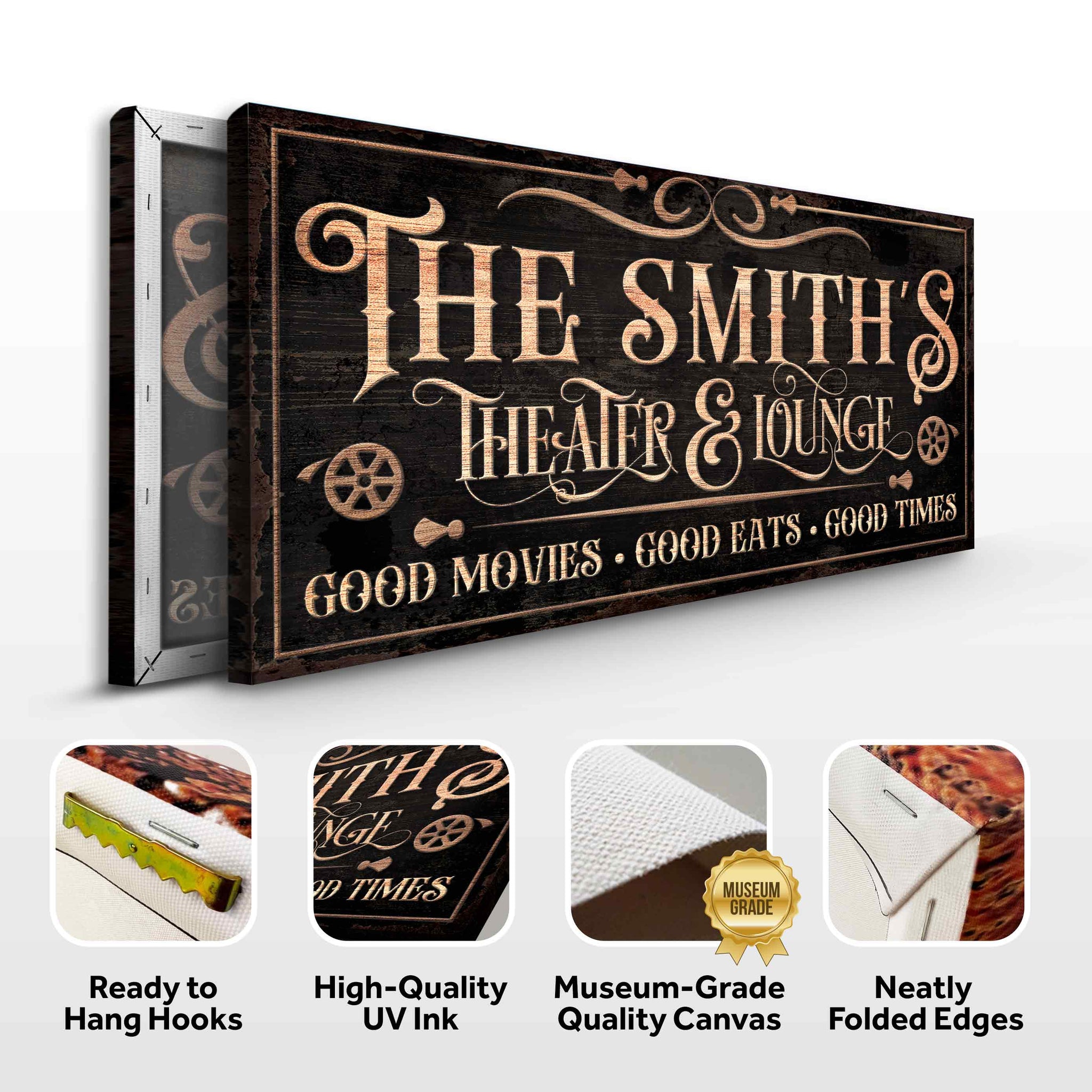 Personalized Theater Sign V - Tailored Canvases - Flyclothing LLC
