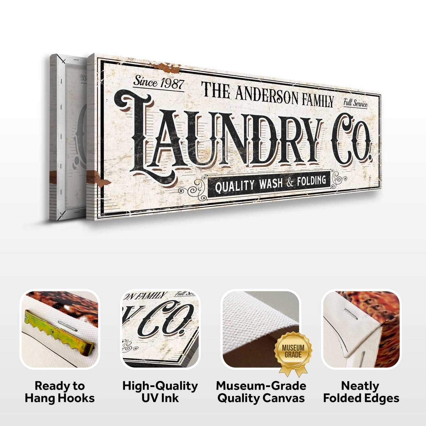 The Laundry Room Sign VIII - Tailored Canvases - Flyclothing LLC