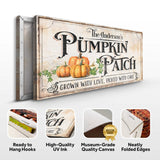 Personalized Pumpkin Patch Sign III - Tailored Canvases - Flyclothing LLC