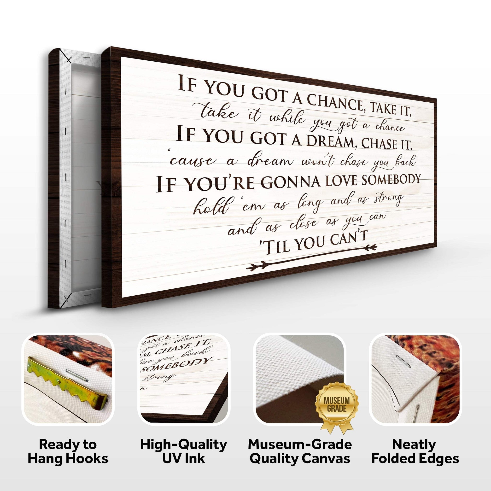If You Got A Dream Bedroom Sign II - Tailored Canvases - Flyclothing LLC
