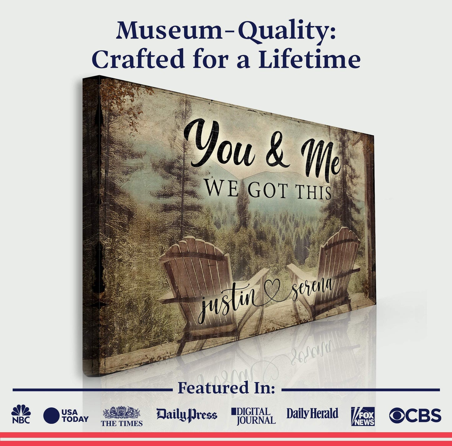 Cabin Forest Themed We Got This Couple Sign - Tailored Canvases - Flyclothing LLC
