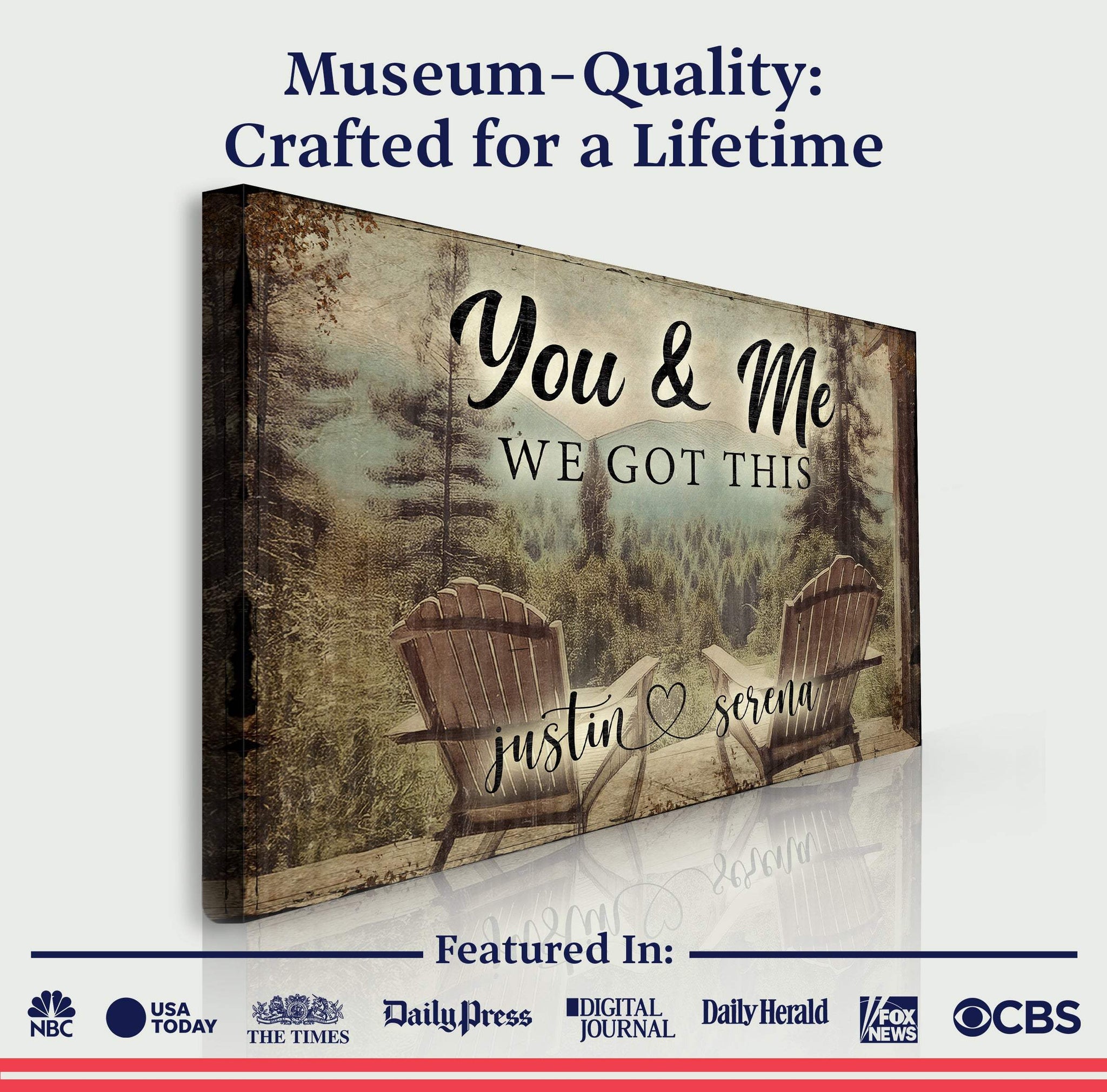 Cabin Forest Themed We Got This Couple Sign - Tailored Canvases - Flyclothing LLC