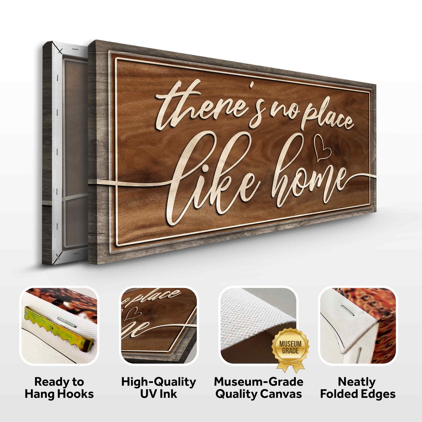 There's No Place Like Home Sign V - Tailored Canvases - Flyclothing LLC